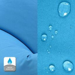 Beautiful Beanbags Kids Highback Beanbag Indoor Or Outdoor Bean Bag For Children Ready Filled - Aqua - thumbnail 5