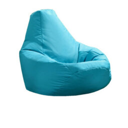 Beautiful Beanbags Kids Highback Beanbag Indoor Or Outdoor Bean Bag For Children Ready Filled - Aqua - thumbnail 4