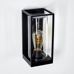 CGC Lighting Cgc Black Outdoor Wall Garden Porch Lantern - thumbnail 4