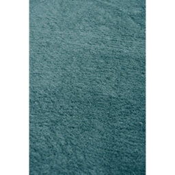Melrose Plain Denim Blue Anti Slip Washable Medium Area Rug Mat 150/200 - thumbnail 2