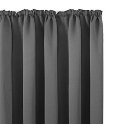 Deconovo Thermal Insulated Curtains Blackout Curtains Pencil Pleat Curtains For Baby Nursery W55 X L54 Inch Light Grey 2 Panels - thumbnail 8
