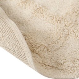 Beliani Kids Rug Turtuk  Light Beige 160 Cm Cotton - thumbnail 6