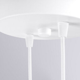 Sollux Lighting Halo Aluminum/glass White 2 Lights Modern Pendant Lamps - thumbnail 8