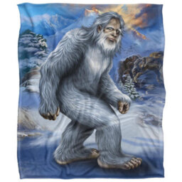 Jq Licensing En Yeti Abominable Silky Snowman Supersoft Blanket Multicoloured (152Cm X 127Cm) - thumbnail 1
