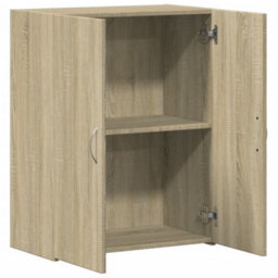 Berkfield File Cabinet Sonoma Oak 60X32X77.5 Cm Engineered Wood - thumbnail 7