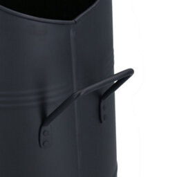 AB Tools Coal Hod Scuttle Black Metal Bin Coal Carrier Fire Log Burner 56 X 25Cm - thumbnail 2