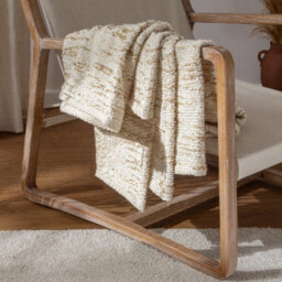 Yard Heath Cotton Tasselled Throw, Natural, 130 X 180Cm - thumbnail 4