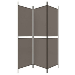 Vidaxl 3-Panel Room Divider Anthracite 150X200 Cm Fabric Room Dividers - thumbnail 5