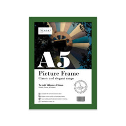 A5 Green Picture Frame Fits A5 (14.8 X 21Cm - 5.8 X 8.3In) Poster, Photo, Artwork, Or Print. - thumbnail 1