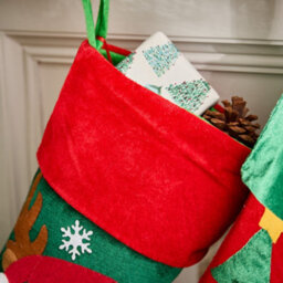 Dibor Velvet Reindeer Xmas Christmas Gift Bag Christmas Stocking For Kids - thumbnail 4