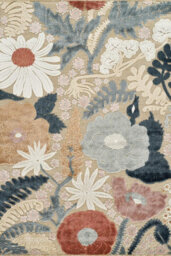 Gardenia Orchid Indoor Outdoor Low Pile Area Rug Floral Design Beige 200 X 290 Cm - thumbnail 3