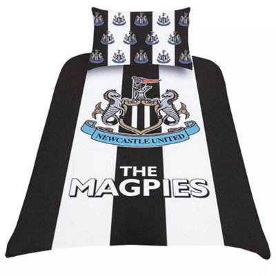 Newcastle United Fc Duvet Set Black/white/blue/gold (Single) - image 1