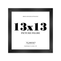 "8X8"" Turquoise Picture Frame - 8X8"" Square Frame With 4X4"" Mount For 8X8""/4X4"" Pictures Moderrn Style Thin Edge, 1 Pack"