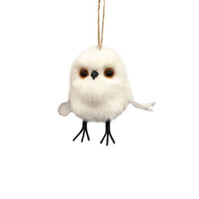 White Owl Hanging Decoration Christmas Decoration