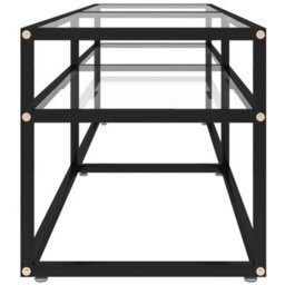 Vidaxl Tv Cabinet Transparent 160X40X40.5 Cm Tempered Glass - thumbnail 4