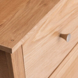 Statement Furniture Edward Hopper Oak 4 Drawer Chest Of Drawers - thumbnail 6