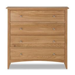 Statement Furniture Edward Hopper Oak 4 Drawer Chest Of Drawers - thumbnail 2