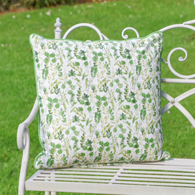 Dibor Vintage Extra Large Botanical Green Outdoor Garden Furniture Chair Bench Cushion - image 1