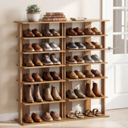 Gainoom 7 Tiers Tall Shoe Rack Patented Space Saving Organizer Storage Shelf For 14 Pairs - thumbnail 5