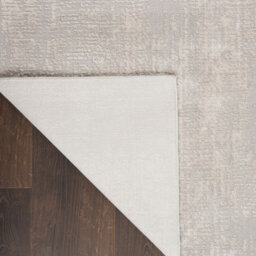 Silky Textures Hallway Runner Sly01 By Nourison In Ivory Grey-66Cm X 229Cm - thumbnail 5