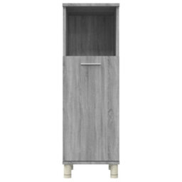 Berkfield Bathroom Cabinet Grey Sonoma 30X30X95 Cm Engineered Wood - thumbnail 7