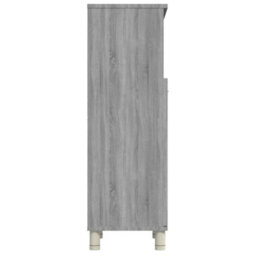 Berkfield Bathroom Cabinet Grey Sonoma 30X30X95 Cm Engineered Wood - thumbnail 8