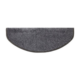 Floordirekt Sundae Self Adhesive Edged Soft High Pile Stair Tread Mat For Indoor Stairs Semicircular Anthracite 23.5 X 65 Cm - thumbnail 4