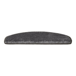 Floordirekt Sundae Self Adhesive Edged Soft High Pile Stair Tread Mat For Indoor Stairs Semicircular Anthracite 23.5 X 65 Cm - thumbnail 5
