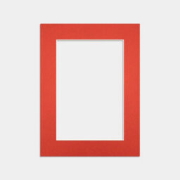 Ak Frames 16X12 Poppy Red Picture Mounts To Fit 12X8 Aperture Size - Mount Board Only (No Frame Included) - thumbnail 1