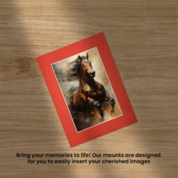 Ak Frames 16X12 Poppy Red Picture Mounts To Fit 12X8 Aperture Size - Mount Board Only (No Frame Included) - thumbnail 5