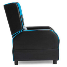 Gtforce Ranger X Faux Leather Gaming Recliner Armchair Sofa Reclining Cinema Chair (Blue) - thumbnail 5
