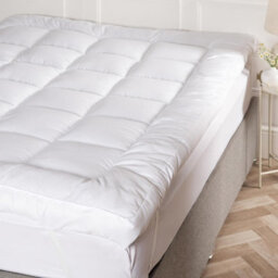 Ohs Ultra Deep Sleep 10Cm Mattress Topper Orthopaedic Quilted Heavy Fill - King