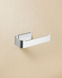 Cosmic Toilet Roll Holder, Self-Adhesive Or Screw-In, Stainless Steel, Anti-Corrosion, Brushed Stainless Steel, Nea Collection