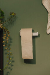 Cosmic Toilet Roll Holder, Self-Adhesive Or Screw-In, Anti-Corrosion, Brushed Stainless Steel, Nea Collection - thumbnail 5