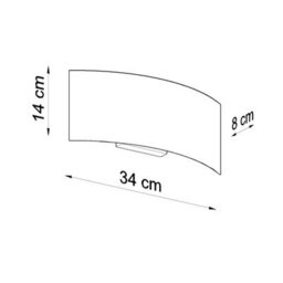 Luminosa Lighting Luminosa Magnus Flush Wall Lamp White G9 - thumbnail 4