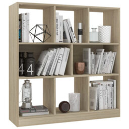 Vidaxl Book Cabinet Sonoma Oak 97.5X29.5X100 Cm Engineered Wood - thumbnail 3