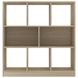 Vidaxl Book Cabinet Sonoma Oak 97.5X29.5X100 Cm Engineered Wood - thumbnail 4