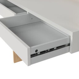 Furniture To Go Function Plus Desk With 2 Drawers In Oak And White  (W) 102.1 X (H) 88.9 X (D) 88.9Cm - thumbnail 8