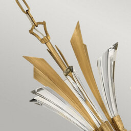 Luminosa Lighting Elstead Hinkley Fredrick Ramond Vida 6 Light Chandelier Burnished Gold - thumbnail 3