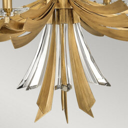 Luminosa Lighting Elstead Hinkley Fredrick Ramond Vida 6 Light Chandelier Burnished Gold - thumbnail 5