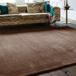 Handmade Plain Wool Modern Easy To Clean Rug For Bed Room Living Room And Dining Room-80Cm X 150Cm