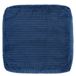Icon Amara Jumbo Cord Square Footstool Bean Bag, Denim Blue - thumbnail 5