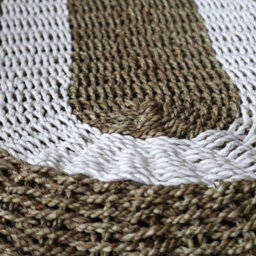 Serenityy Oval Seagrass Rug White & Tan Classic 60X120Cm - Oval Indoor Rug - thumbnail 3