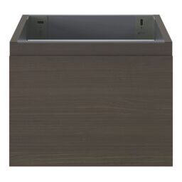 GoodHome Kentia Walnut Veneer Wall-Mounted Bathroom Cabinet (H) 300mm (W) 400mm - thumbnail 2