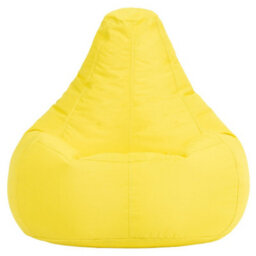 icon Recliner Indoor Outdoor Bean Bag Ochre Yellow Bean Bag Chair - thumbnail 4
