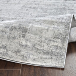Livabliss Roma-Abstract Charcoal Grey Off-White Modern Marble Living Dining Bedroom Rug 120 X 170 Cm Easy Care, Non Shedding - thumbnail 4