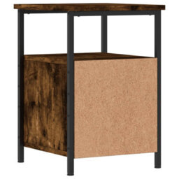 Berkfield Bedside Cabinets 2 Pcs Smoked Oak 34X35.5X50 Cm Engineered Wood - thumbnail 9