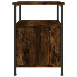 Berkfield Bedside Cabinets 2 Pcs Smoked Oak 34X35.5X50 Cm Engineered Wood - thumbnail 8
