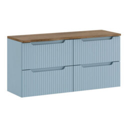 Heze Furniture Noca Bathroom Cabinet 120Cm With Worktop - Baby Blue - thumbnail 2