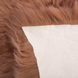 Beliani Sheepskin Rug Uluru Light Brown 65 X 110 Cm - thumbnail 5